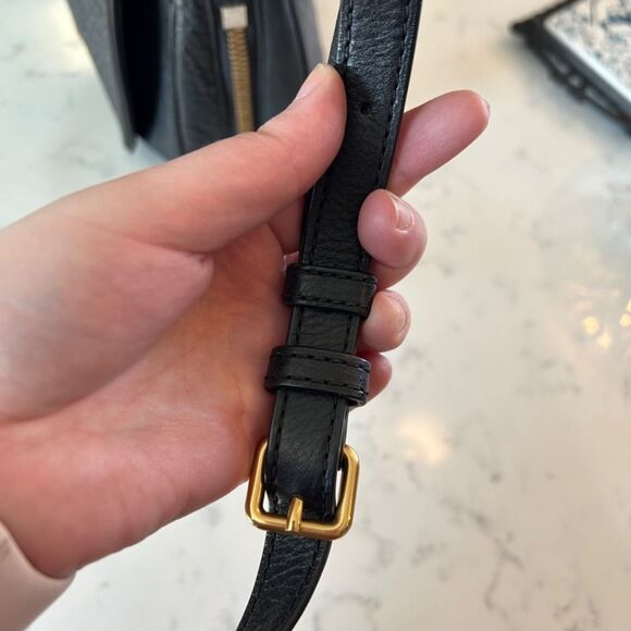 Marc Jacobs Large Nash Two Tone Hardware Black Crossbody - Picture 9 of 13